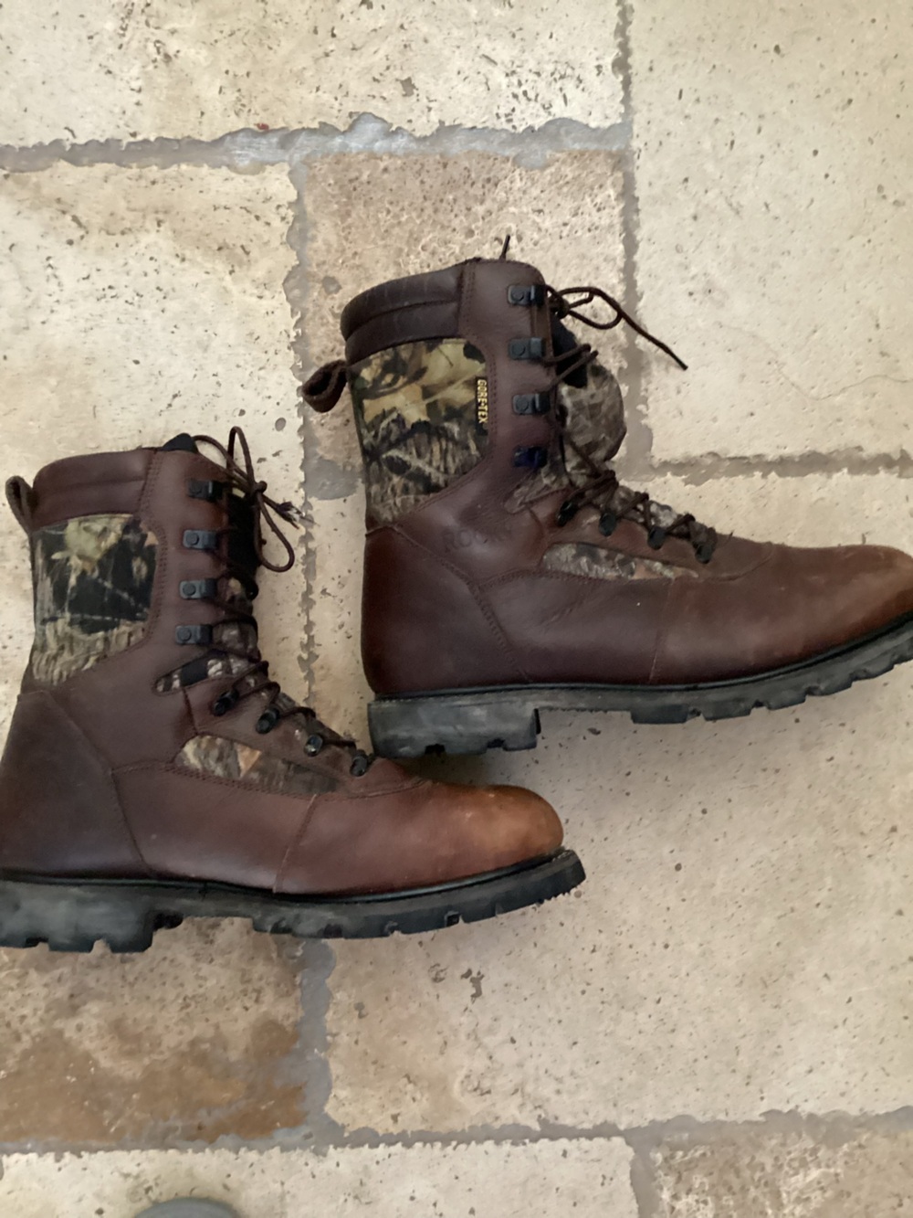 Men's Rocky 8" Traditions Waterproof Outdoor Boot SZ 12W